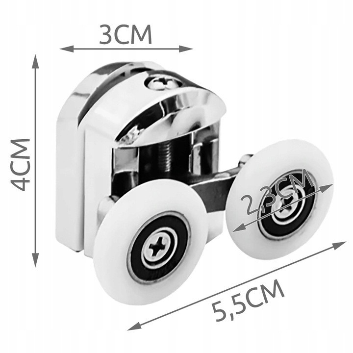 Ролики для душевых кабин и гидромассажных боксов комплект 8 шт Ruhhy (22900) Нововолынск - изображение 5