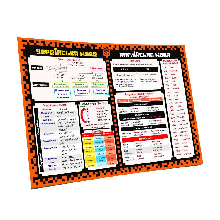 Килимок підказка навчальний А3 4 клас 129 051 Вінниця - фото 4