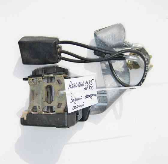 Mercedes-Benz  A2208601685 7D50 Ремінь безпеки задній центральний сірий S-Class W220 Одеса