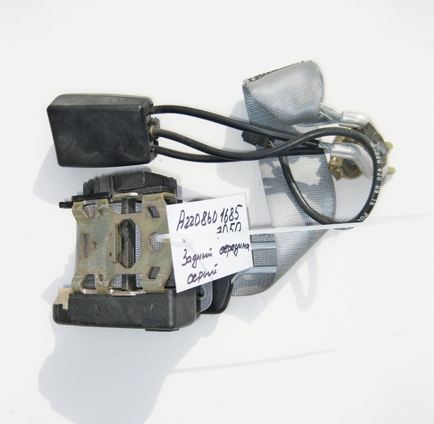 Mercedes-Benz  A2208601685 7D50 Ремінь безпеки задній центральний сірий S-Class W220 Одеса - фото 2