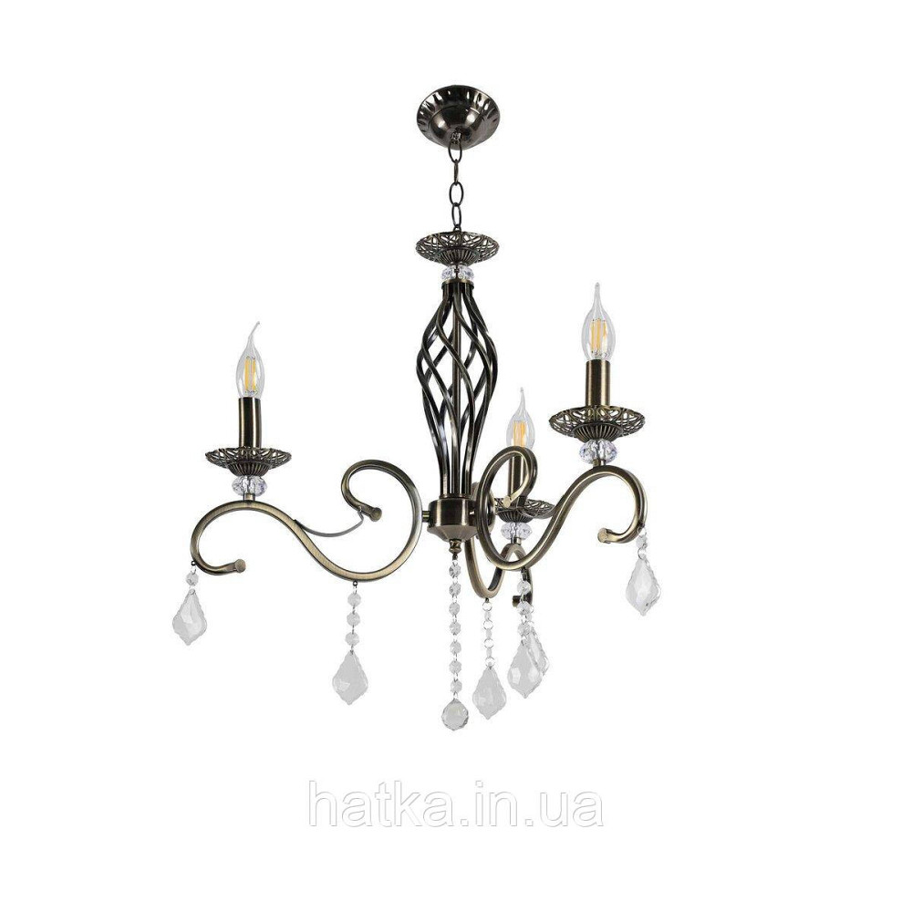 Люстра класична Sirius B N1208/3 (на 3 плафони) Київ - фото 2