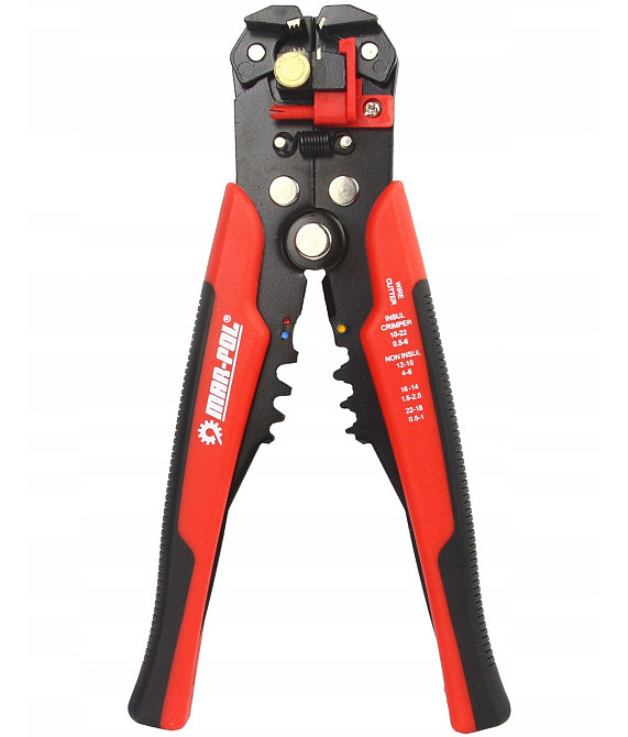 Знімач ізоляції - кримпер для обтискання клем та зняття ізоляції + 239 клем Mar-Pol (M49529) Нововолинськ - фото 2