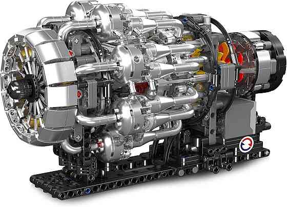 Конструктор Technic Турбореактивний двигун 1214 деталей — Mould King 10216, сумісний з LEGO Technic Київ