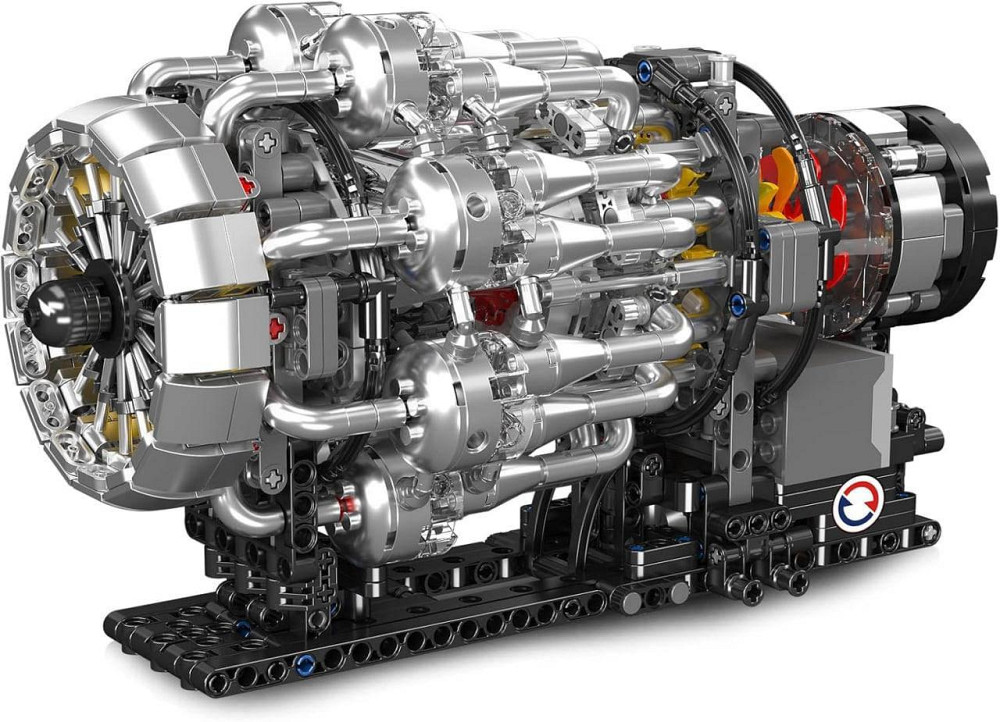 Конструктор Technic Турбореактивний двигун 1214 деталей — Mould King 10216, сумісний з LEGO Technic Київ - фото 5