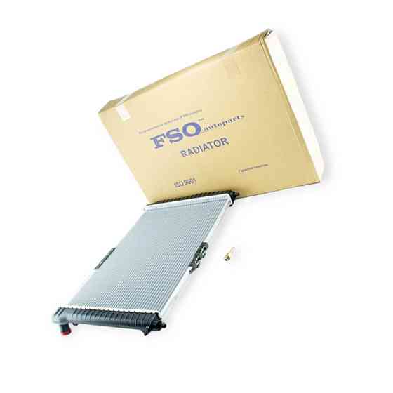 Радиатор Шевроле Авео 1.6, 1.4 автомат с конд.(600мм) двигателя Мукачево