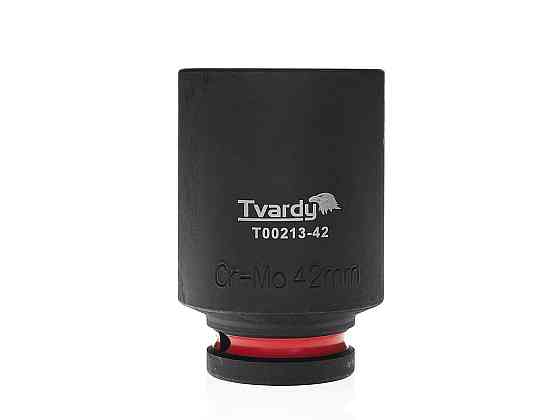 Головка ударна "Tvardy" з хром-молібденової сталі (Cr-Mo)  3/4"  6-гранна довга 42 мм Київ