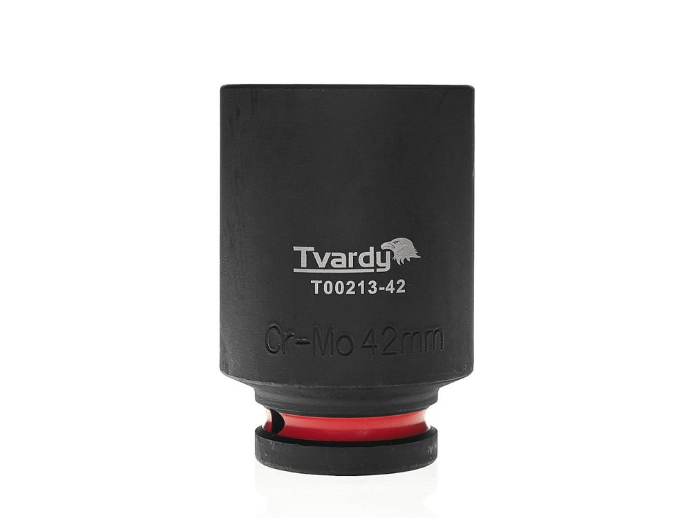 Головка ударна "Tvardy" з хром-молібденової сталі (Cr-Mo)  3/4"  6-гранна довга 42 мм Киев - изображение 1