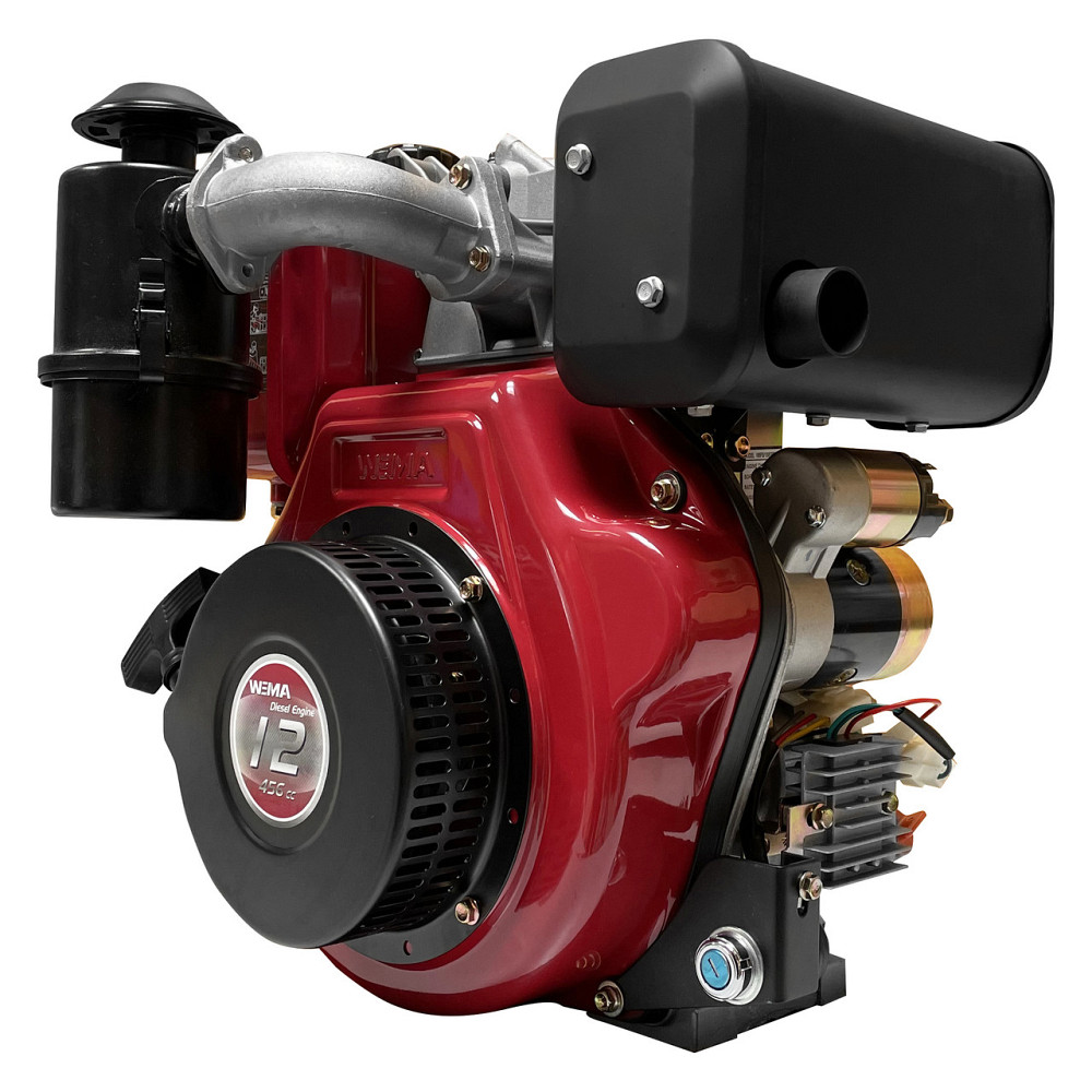 Двигатель дизельный Weima WM188FBE (вал под шлицы) 12 л.с. эл.старт, съемный цилиндр Харьков - изображение 1