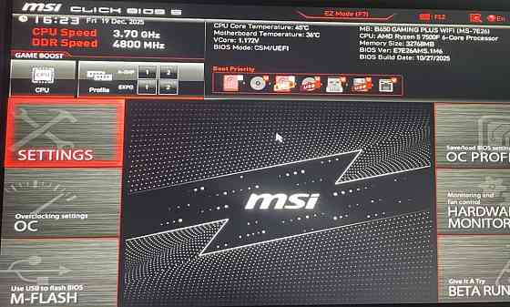 Материнська плата B650 Msi gaming plus wifi Am5. Київ