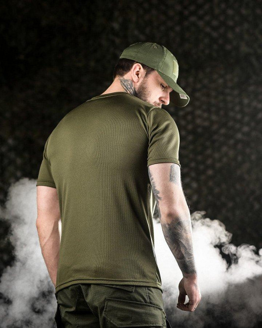 Тактическая потоотводящая футболка Oblivion страха нет oliva ДЛ6590 Одесса - изображение 4