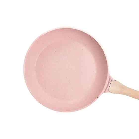 Набор из 3 алюминиевых сковородок с толстым дном MGC розовая HP-4-410P Киев