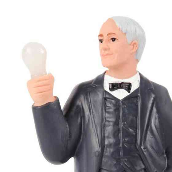 Фігурка Лампа Едісона із сонячною панеллю 18 см Рівне