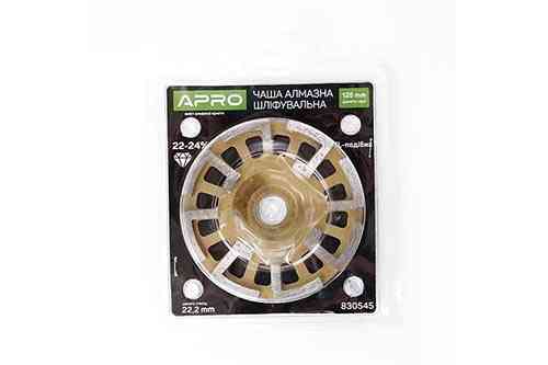 Чаша алмазна шліфувальна 125 мм 22-24% ТL-подібна APRO Рівне