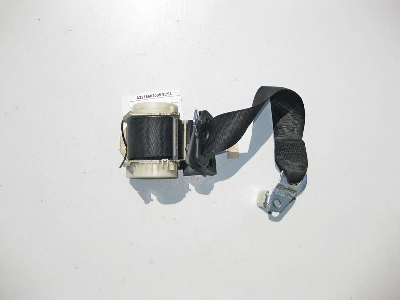 Mercedes-Benz  A2218602085 9C94 Задній центральний чорний ремінь безпеки S-Class W221 Одеса - фото 1