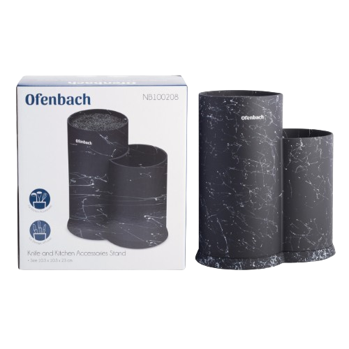 Підставка для ножів та кухонного приладдя 10,3*10,3*23см подвійна 100208 Ofenbach Житомир - фото 7