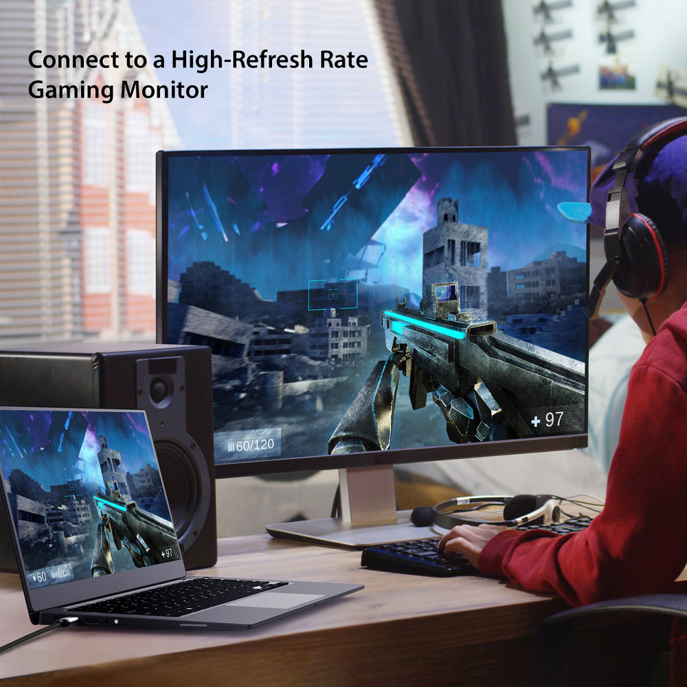 Кабель J5create USB-C - HDMI (M/M), 1.8 м, Black (JCC157-N) ( 15359 ) Харьков - изображение 9