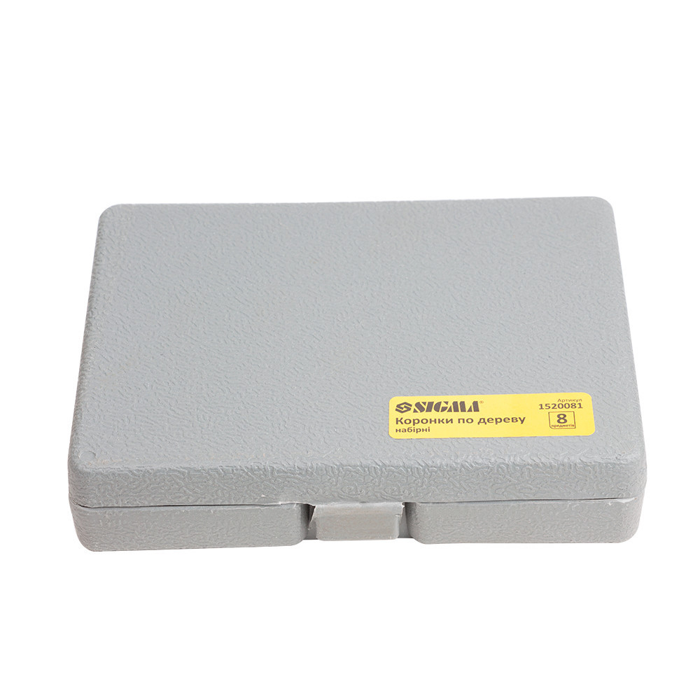 Коронки по дереву наборные Ø64, 76, 89, 102, 127 мм (кейс) SIGMA (1520081) Киев - изображение 5