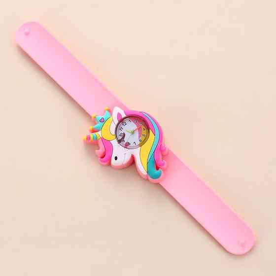 Детские часы с единорогом на руку 21 см розовый Киев