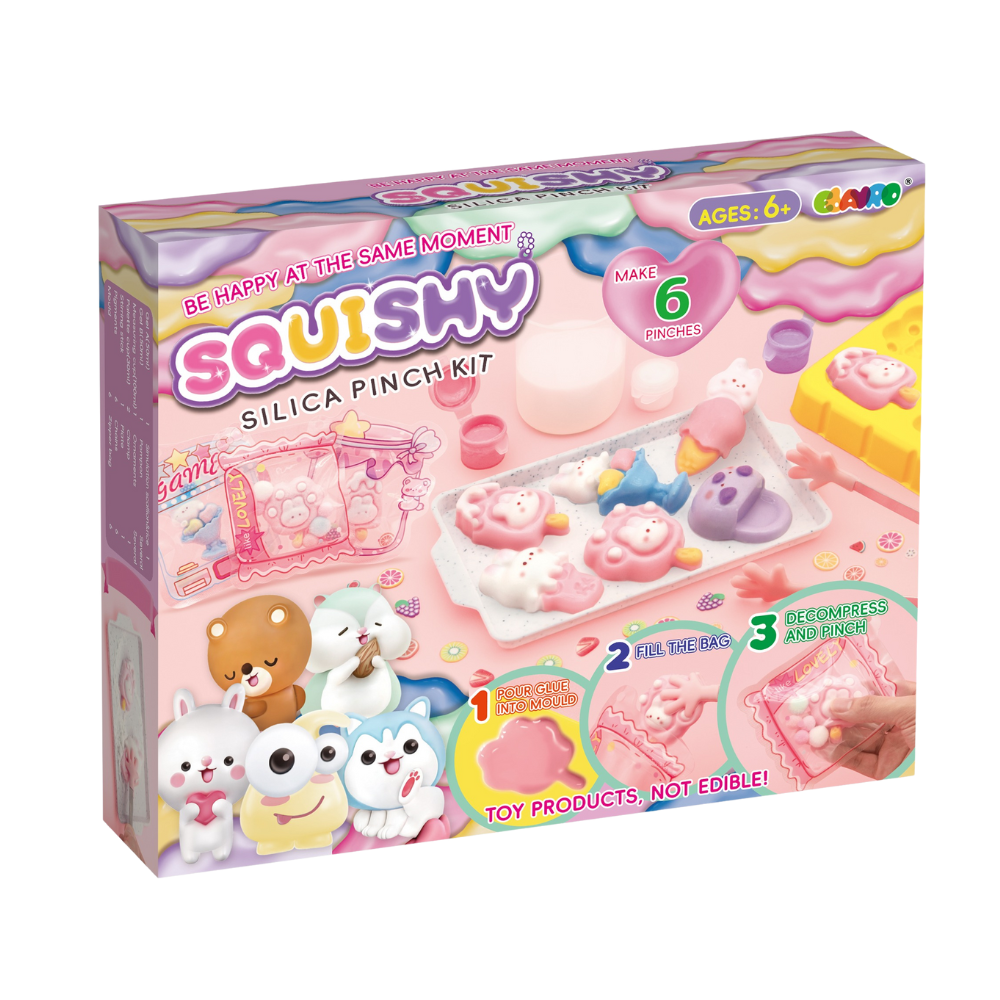 Набір для виготовлення сквишів-антистресів таба лапок, дитячий набір для творчості «Створи сквиш сам» 6 штук Кам'янець-Подільський - фото 3