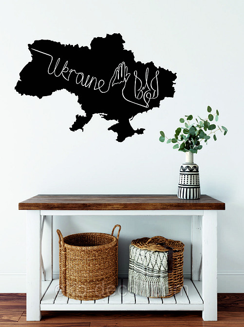 Декоративное настенное Панно «Украина» Декор на стену 110*73 см, Черный Киев - изображение 5