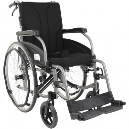 Легкая инвалидная коляска со складной спинкой OSD-EL-BK Днепр - изображение 1