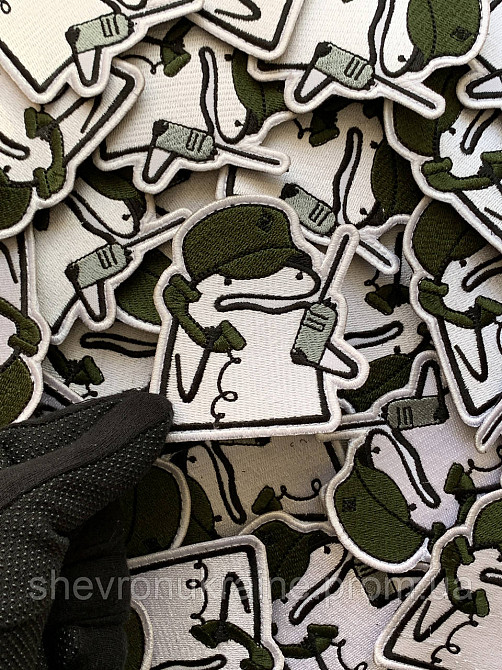 Шеврон флорк зв'язківець (Форма контурна. На липучці) Розмір 8x7.5см Київ - фото 5