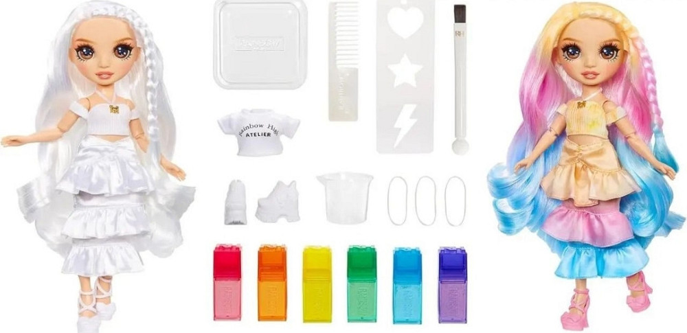 Лялька Рейнбоу Хай Розфарбуй мене  Rainbow High Watercolor. Харків - фото 3