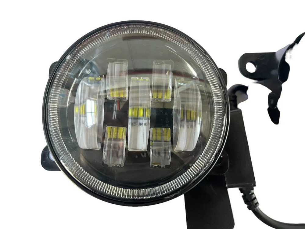 Протитуманні фари LED універсальна 3,5 дюйми 90мм туманка 70 ват біла/жовта (два режим) Харків - фото 4