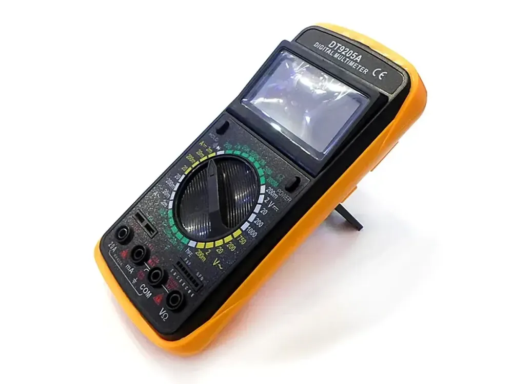 Цифровой мультиметр DT9205A, тестер электричества, прозвона проводов, измерение AC/DC, сопротивление, диоды Одесса - изображение 1