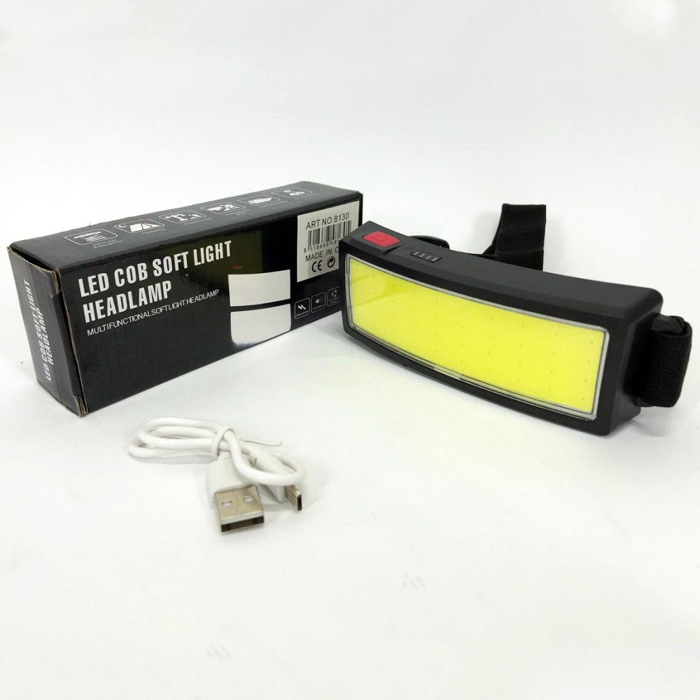 Ліхтар на голову для риболовлі Bailong BL-F007-COB, Портативний світлодіодний WC-175 налобний ліхтар Київ - фото 2