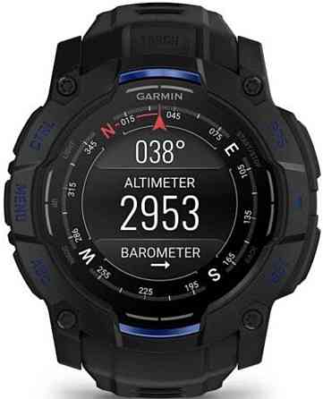 Garmin Instinct 3 AMOLED 50mm Black/Bolt Blue 010-03020-03 Київ