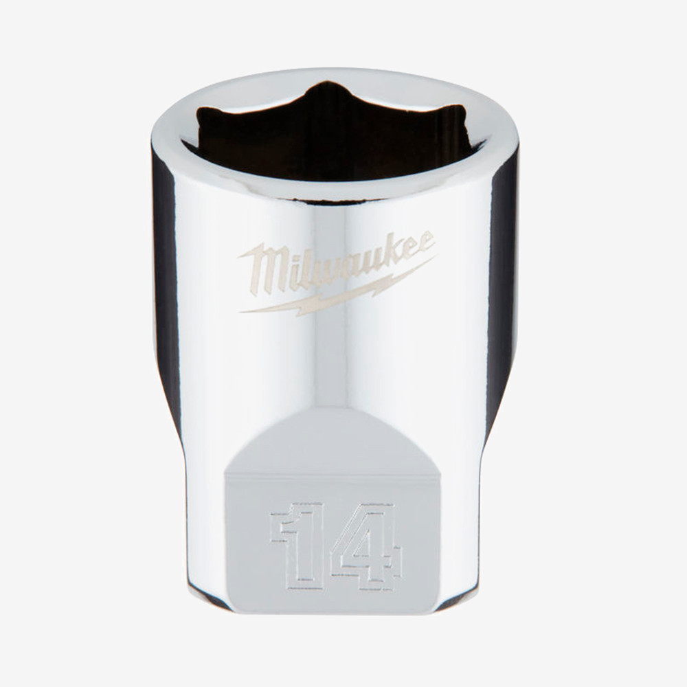 Головка хромована метрична 1/4'' MILWAUKEE, 14мм Одеса - фото 1