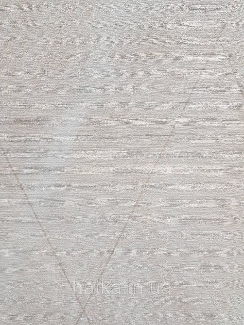 Шпалери вінілові на флізеліні AS creation TheBos 0.53х10 геометрія фігури смуги структурні бежеві молочні 3д Київ - фото 3
