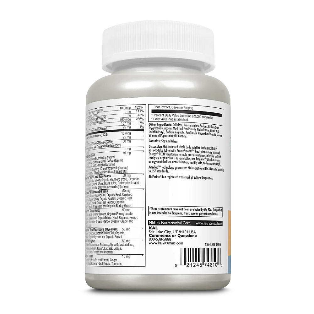 Enhanced Energy for Teens - 60 tabs Луцьк - фото 3