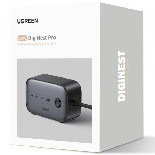 Зарядний пристрій 4xUSB 100W Nexode Pro (3хUSB-C+USB-A) CD270 Ugreen (60167) Киев - изображение 5