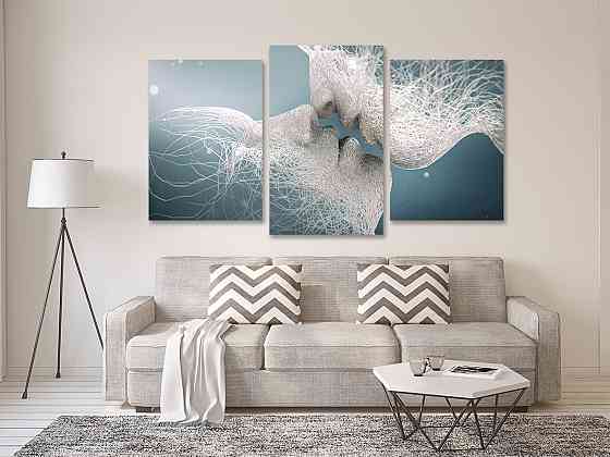 Модульна картина у вітальню/ спальню Поцілунок  Art-586_3 Київ