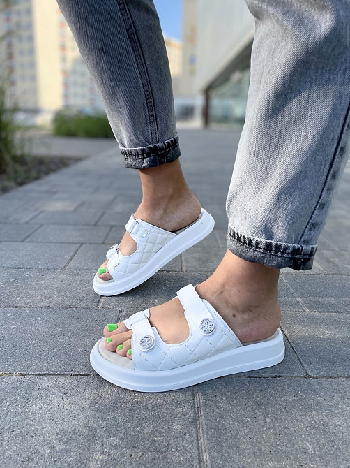 Шльопанці жіночі натуральна шкіра 36р. Коломыя - изображение 8