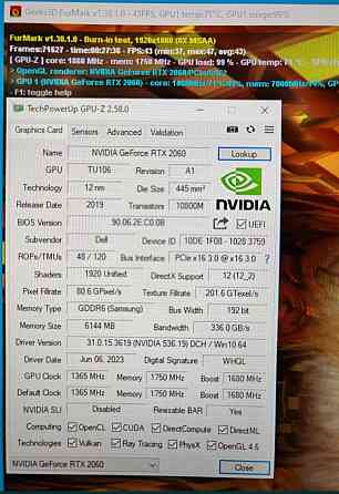 Видеокарта: DELL GeForce RTX2060 6Gb. Киев