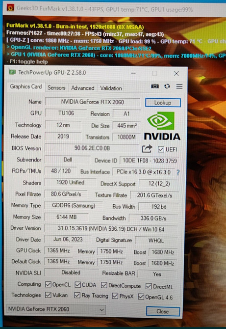 Видеокарта: DELL GeForce RTX2060 6Gb. Киев - изображение 5