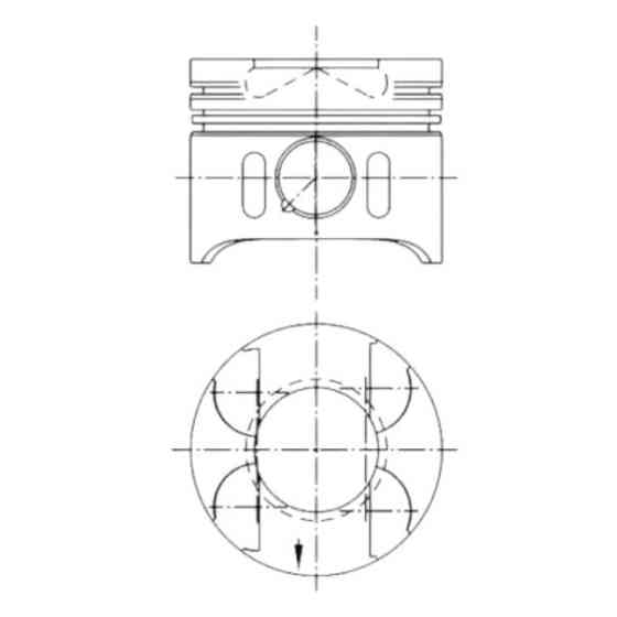 Поршень автомобіль Мерседес Бенз Sprinter (, 0.50) (KS) Мукачево