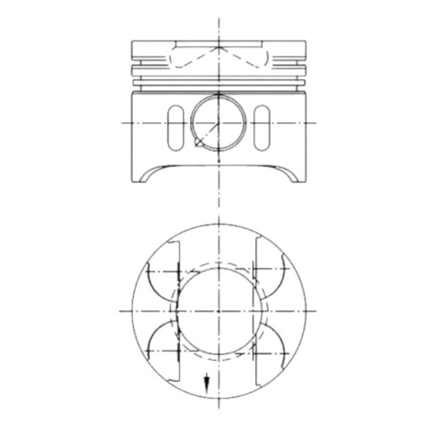 Поршень автомобиль Мерседес Бенз Sprinter (, 0.50) (KS) Мукачево - изображение 1