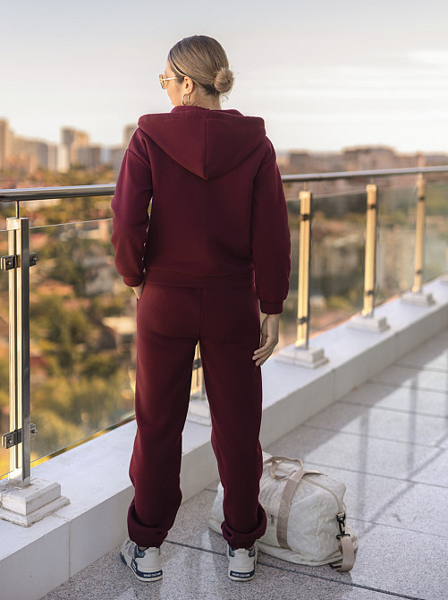 Утеплений спортивний костюм жіночий "The best" | Батал Марсала, 50-52 Київ - фото 4