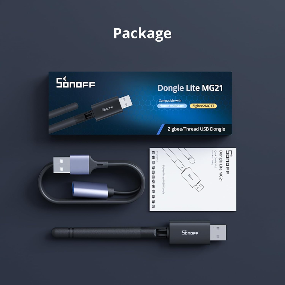 SONOFF Dongle Lite MG21 USB-адаптер Zigbee/Thread, координатор на EFR32MG21, для Zigbee2MQTT, Home Assistant, OpenHAB Київ - фото 6