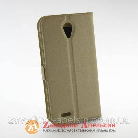 Чехол книжка Lenovo S820 Smart Case gold Одесса - изображение 2