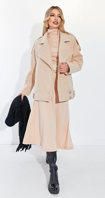 Чорне пальто (42) Київ - фото 7