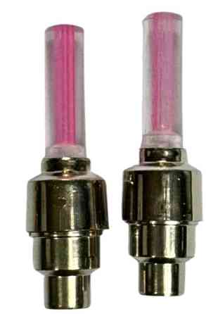 Ковпачок на ніпель колеса (пара), що світиться (рожевий) Мукачево