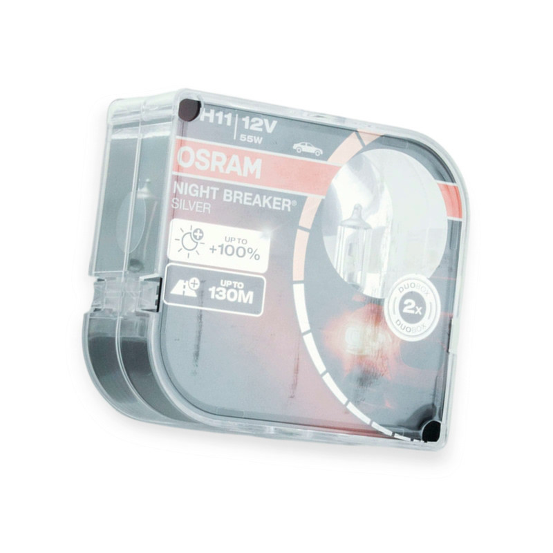 Автолампа 12V 55W Silver Night Breaker Silver 100% (пара) H11 Мукачево - изображение 1