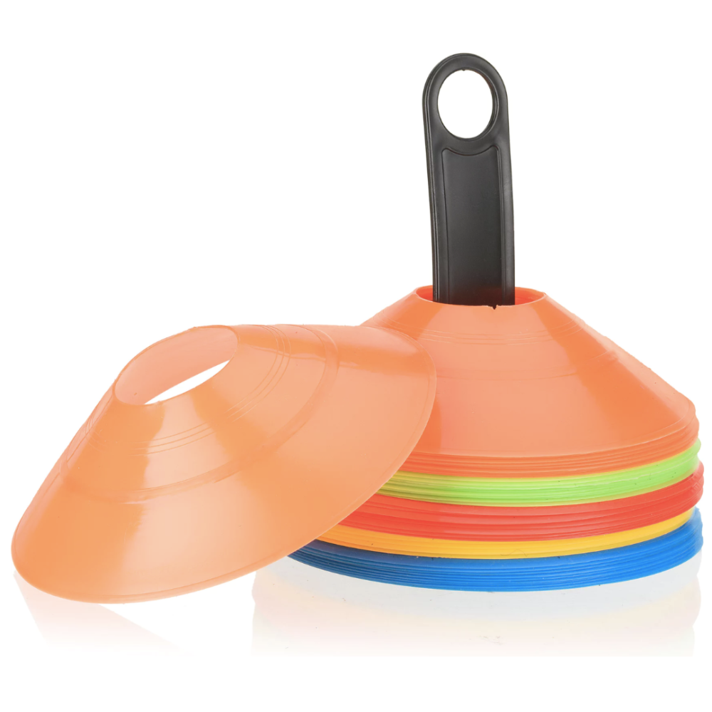 Набір фішок для тренувань Gymtek 18см*5см / 50шт різнокольорові Київ - фото 2