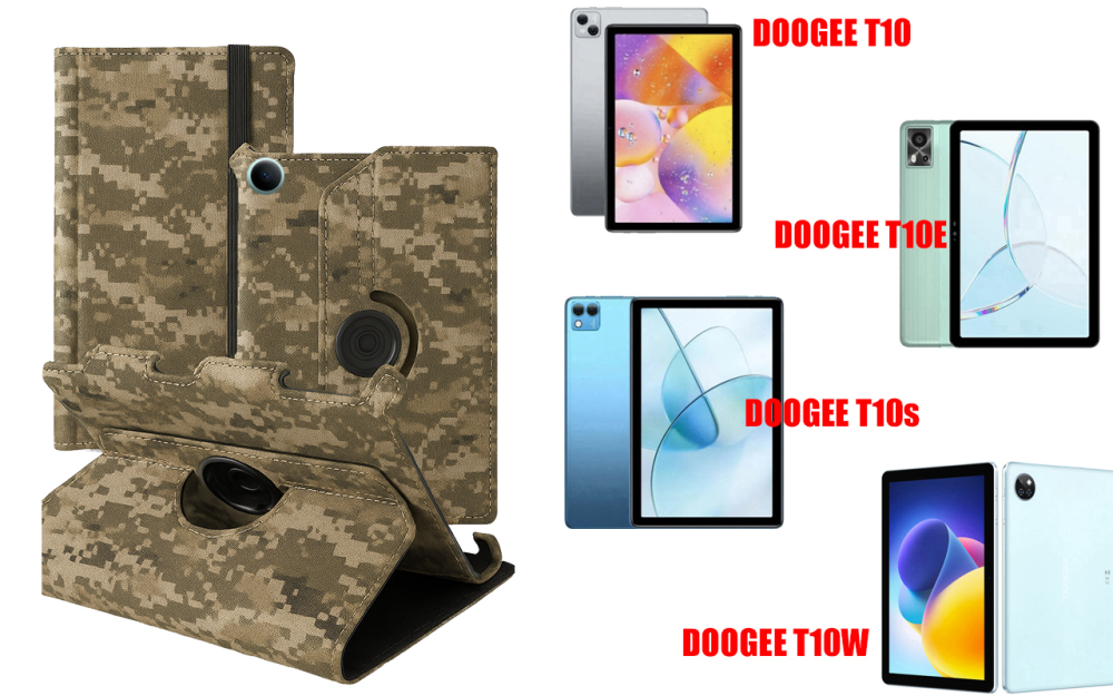 Чехол Spinner360 для планшета Doogee T10, цвет Klasika Хаки Киев - изображение 1