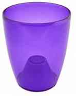 Вазон Орхідея 12*14см фіолетовий прозорий Алеана Житомир